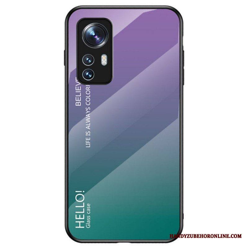 Kuori Xiaomi 12 / 12X Karkaistu Lasi Hello