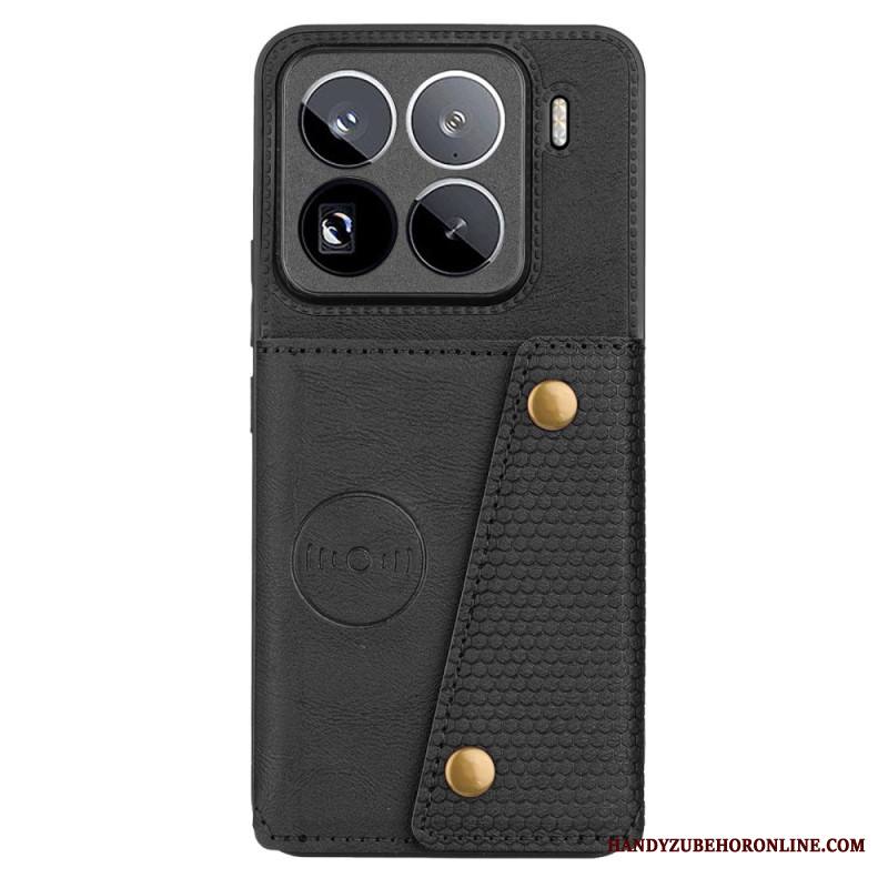 Kuori Xiaomi 15 Pro Nahkaefektikorttikotelo