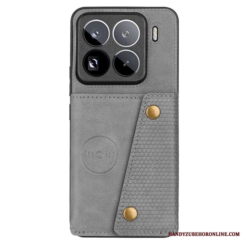 Kuori Xiaomi 15 Pro Nahkaefektikorttikotelo