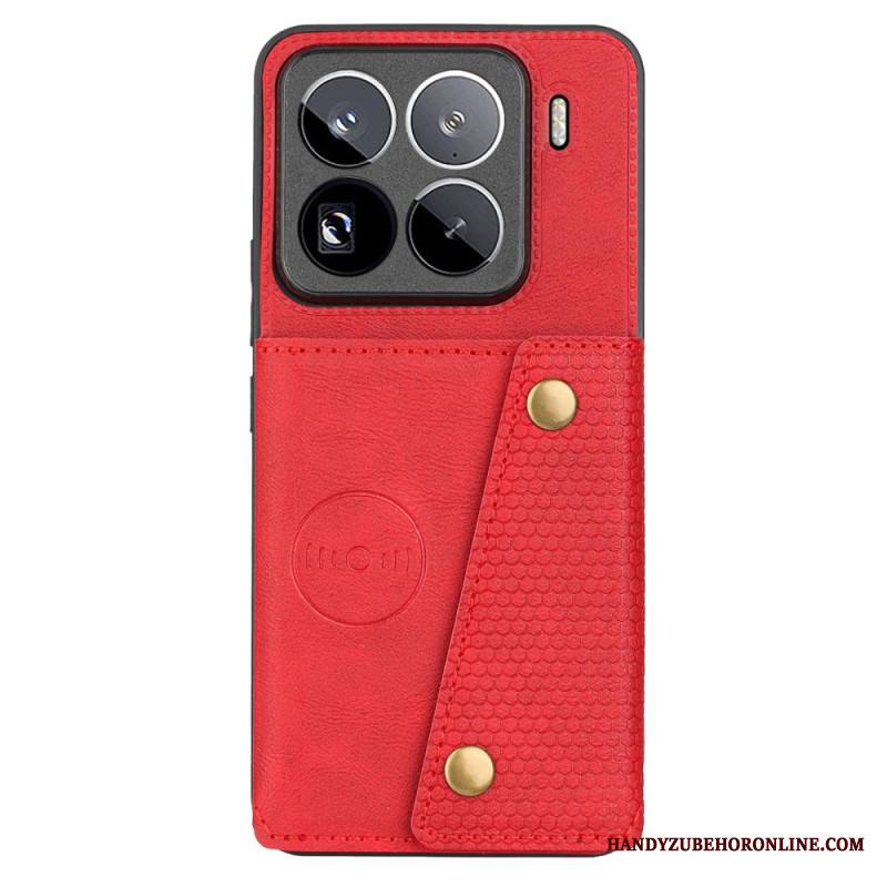 Kuori Xiaomi 15 Pro Nahkaefektikorttikotelo