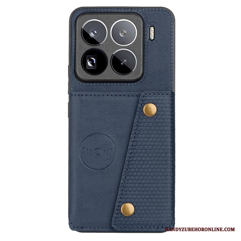 Kuori Xiaomi 15 Pro Nahkaefektikorttikotelo