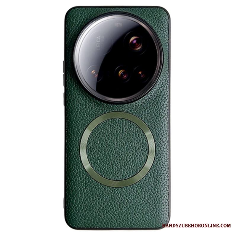 Kuori Xiaomi 15 Ultra Magsafe-litsikuviointinahkakuviointi