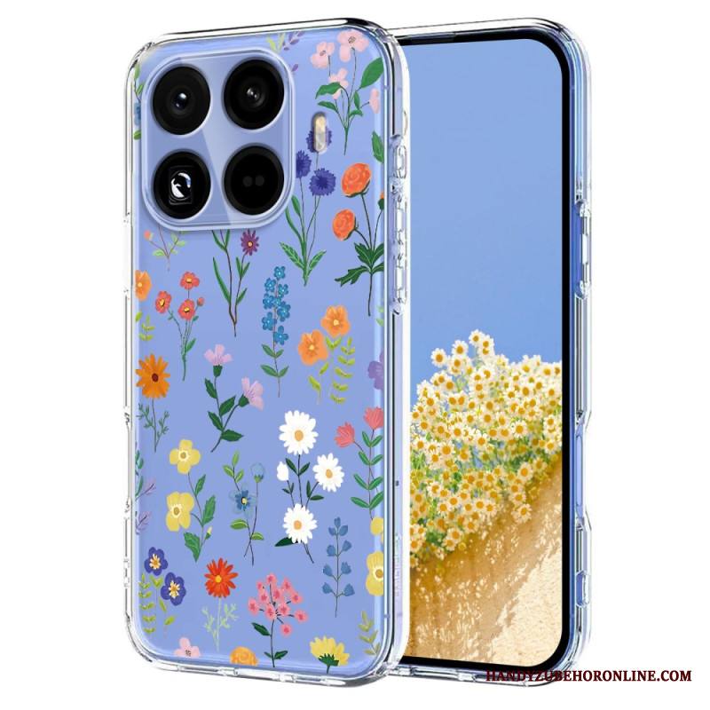 Kuori Xiaomi 15t Pro Läpinäkyvä Kukkakuvio