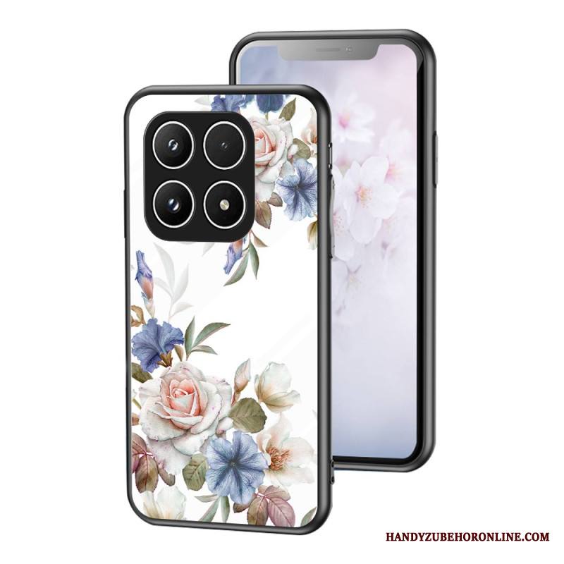 Kuori Xiaomi 17 Karkaistua Lasia Kukkakuvio