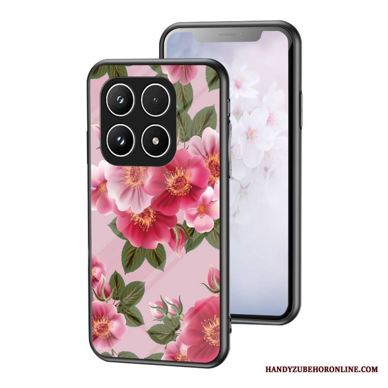 Kuori Xiaomi 17 Karkaistua Lasia Kukkakuvio