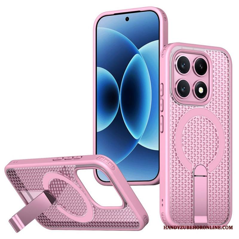 Kuori Xiaomi 17 Magneettinen Ruudukkokuvio Ja Tukijalka