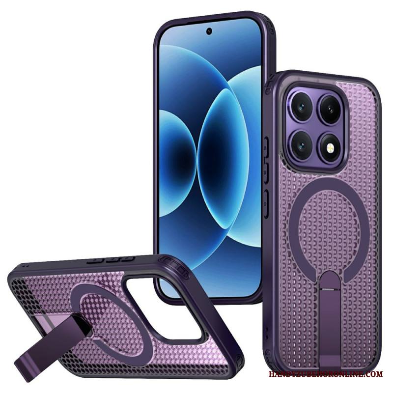 Kuori Xiaomi 17 Magneettinen Ruudukkokuvio Ja Tukijalka