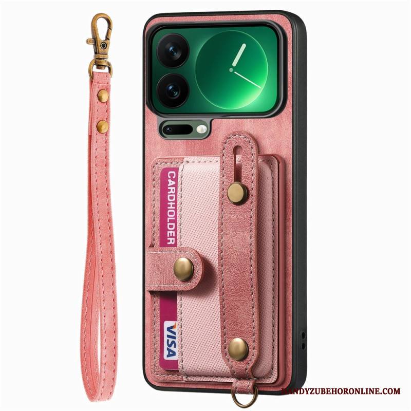 Kuori Xiaomi 17 Pro Korttipidike Ja Jalustan Tukijalka