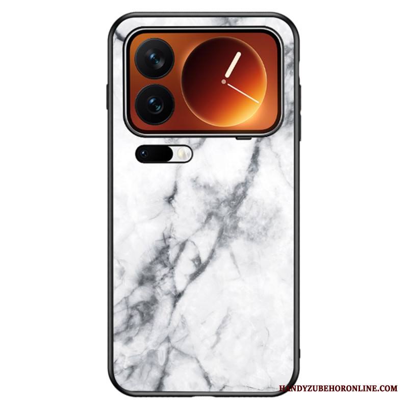 Kuori Xiaomi 17 Pro Max Karkaistua Lasia Marmorikuvio Suojakuori