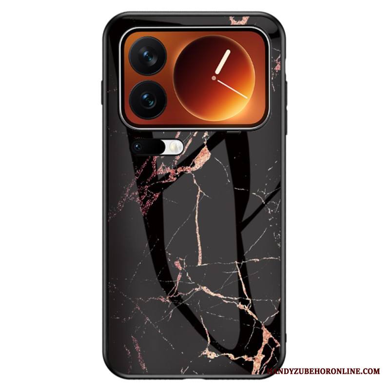 Kuori Xiaomi 17 Pro Max Karkaistua Lasia Marmorikuvio Suojakuori