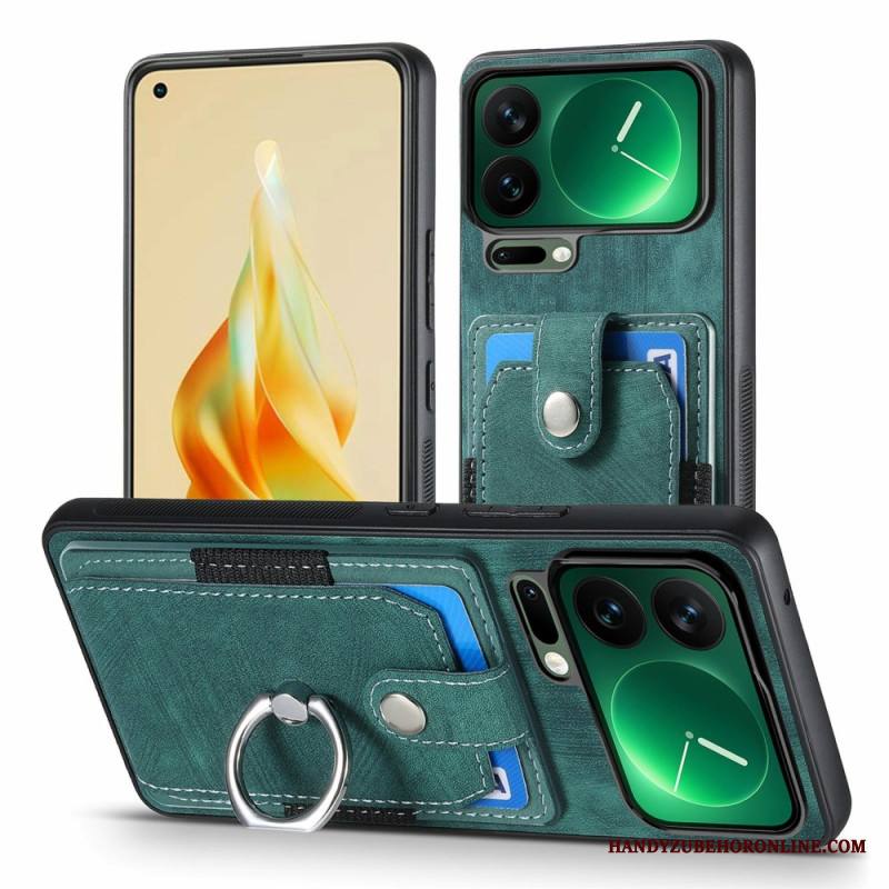 Kuori Xiaomi 17 Pro Max Korttikotelo Ja Sormusteline