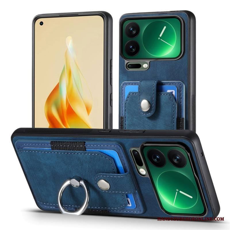 Kuori Xiaomi 17 Pro Max Korttikotelo Ja Sormusteline