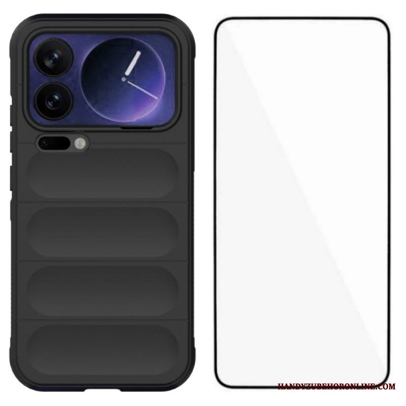 Kuori Xiaomi 17 Pro Max Liukumaton Näytönsuojalla