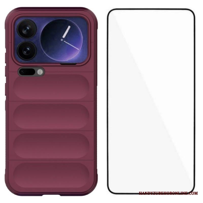 Kuori Xiaomi 17 Pro Max Liukumaton Näytönsuojalla