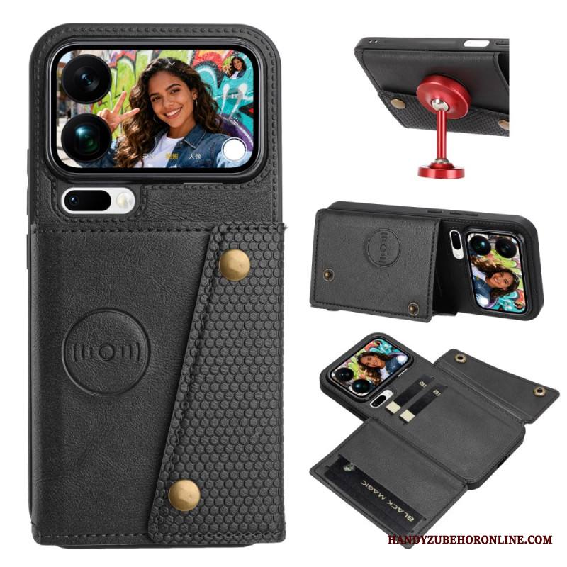 Kuori Xiaomi 17 Pro Max Nahkajäljitelmäkorttikotelo