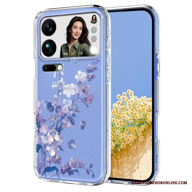 Kuori Xiaomi 17 Pro Max Perhosia Ja Kukkia