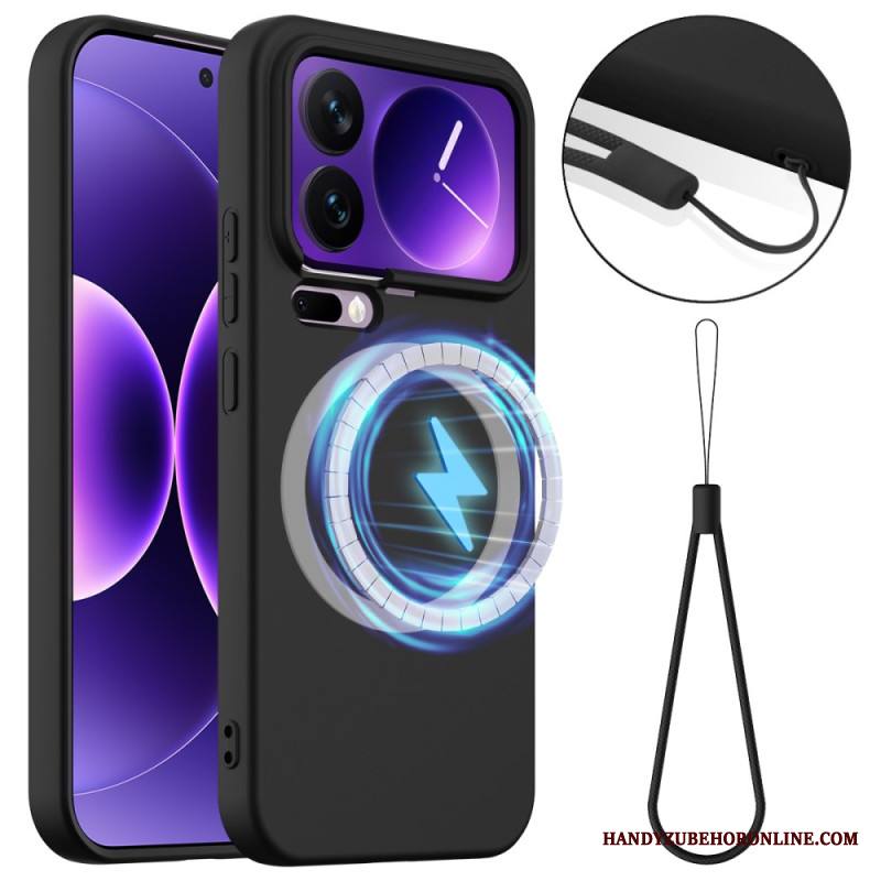 Kuori Xiaomi 17 Pro Max Silikonimagneetti Ja Kaulanauha