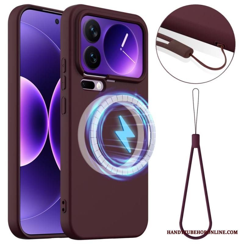 Kuori Xiaomi 17 Pro Max Silikonimagneetti Ja Kaulanauha