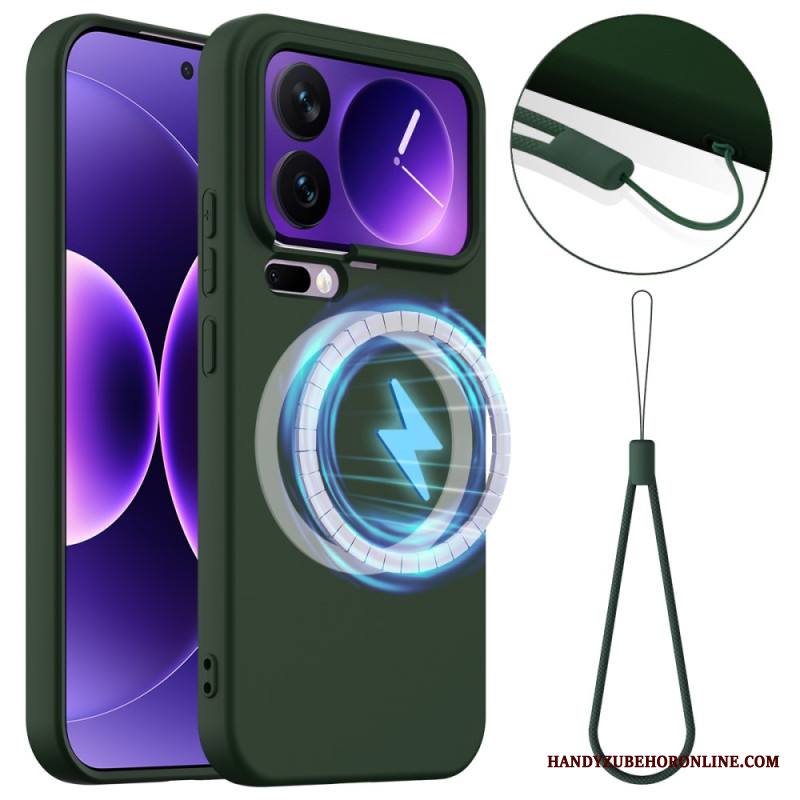 Kuori Xiaomi 17 Pro Max Silikonimagneetti Ja Kaulanauha