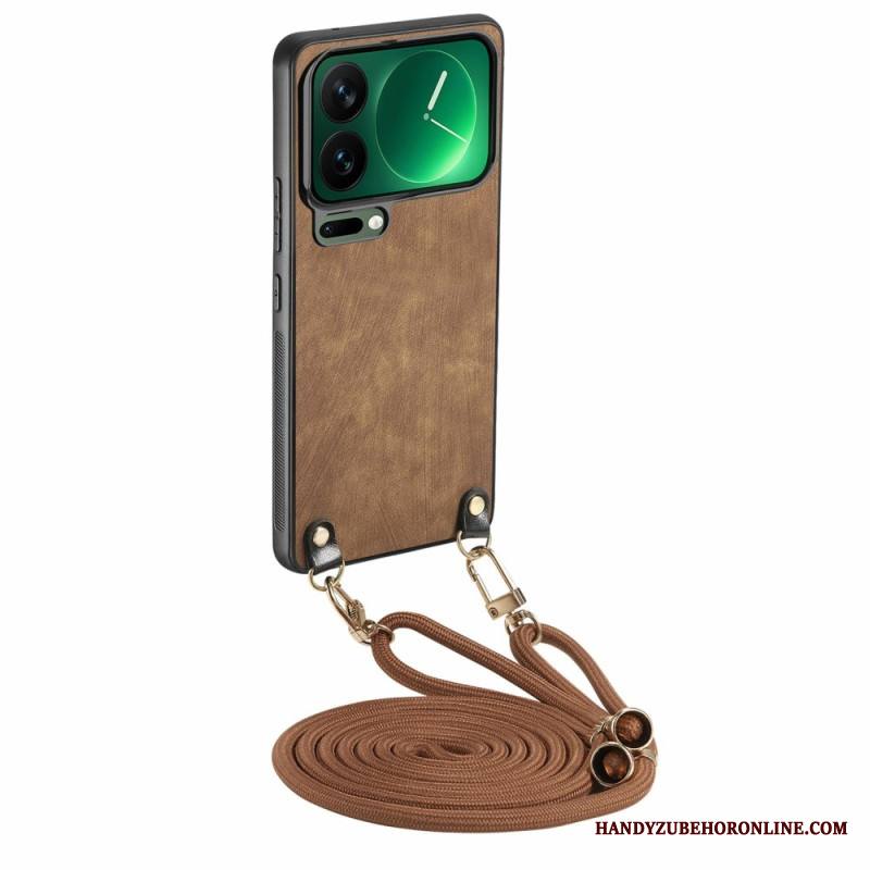 Kuori Xiaomi 17 Pro Retro-keinonahka Suojakuori