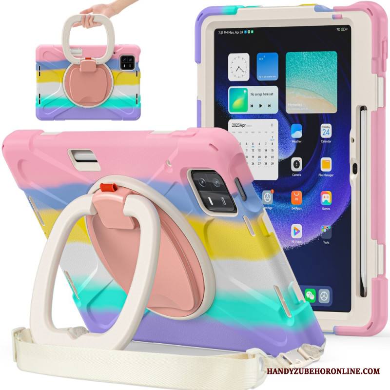 Kuori Xiaomi Pad 6 Pyörivä Jalusta Ja Olkahihna