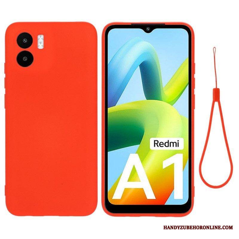 Kuori Xiaomi Redmi A1 Suojaketju Kuori Strappy Nestemäinen Silikoni