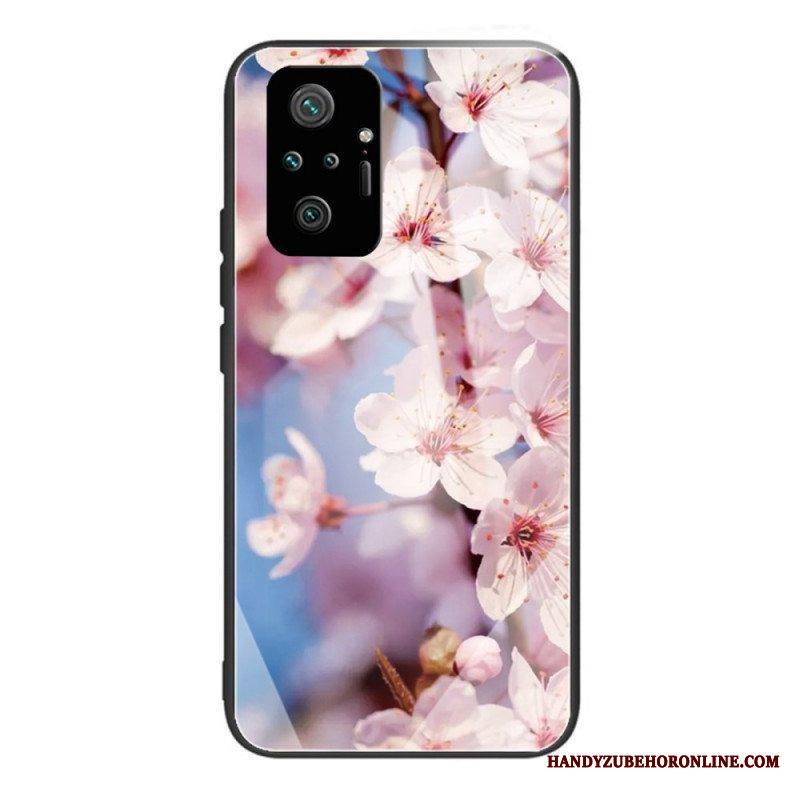 Kuori Xiaomi Redmi Note 10 Pro Karkaistu Lasi Realistiset Kukat
