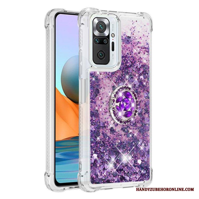 Kuori Xiaomi Redmi Note 10 Pro Paljetteja Rengastuella