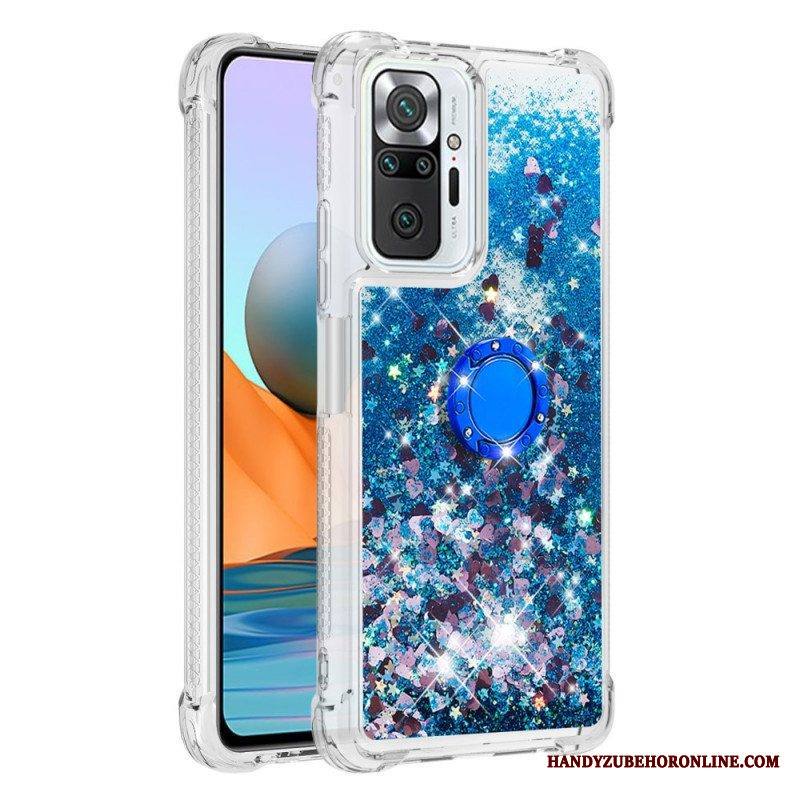 Kuori Xiaomi Redmi Note 10 Pro Paljetteja Rengastuella