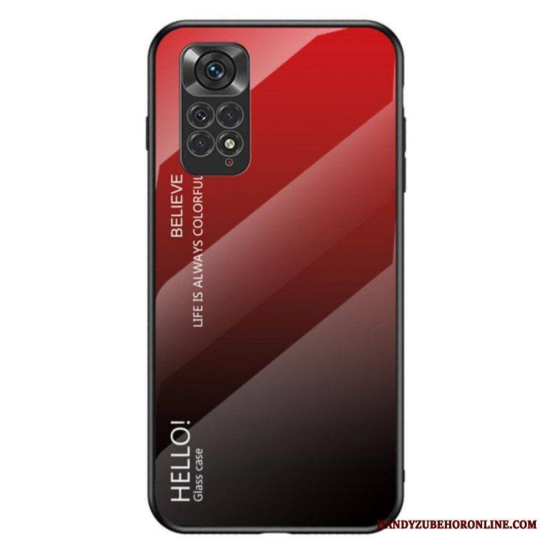 Kuori Xiaomi Redmi Note 11 / 11S Karkaistu Lasi Hello