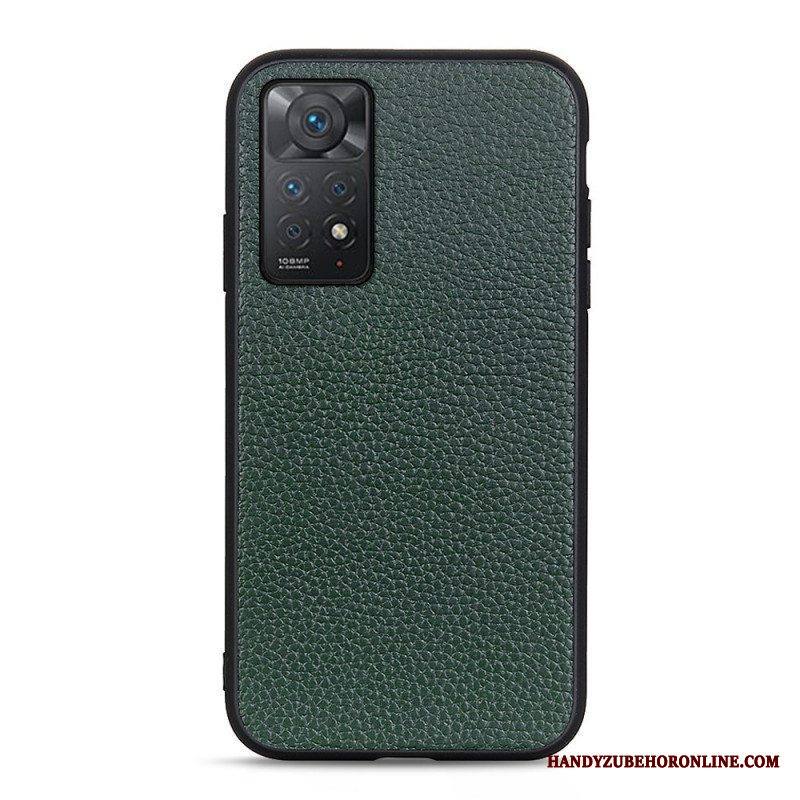 Kuori Xiaomi Redmi Note 11 Pro / 11 Pro 5G Aitoa Litsi-nahkaa