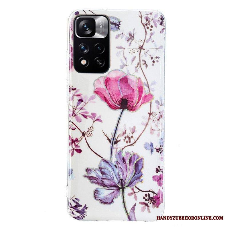 Kuori Xiaomi Redmi Note 11 Pro Plus 5G Marmoroidut Kukat