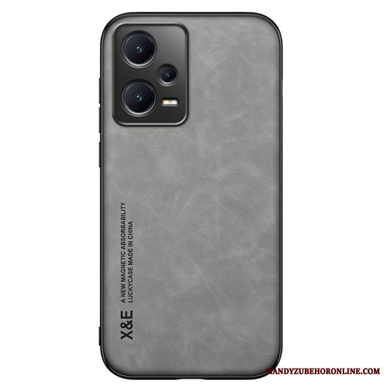 Kuori Xiaomi Redmi Note 12 Pro Plus X&e Leather Effect -nahka