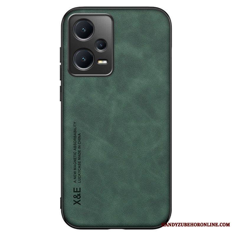 Kuori Xiaomi Redmi Note 12 Pro Plus X&e Leather Effect -nahka