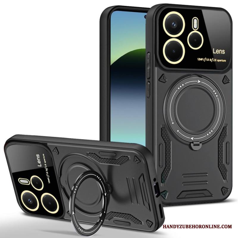 Kuori Xiaomi Redmi Note 14 4g Magneettisesti Pyörivä Jalusta Suojakuori