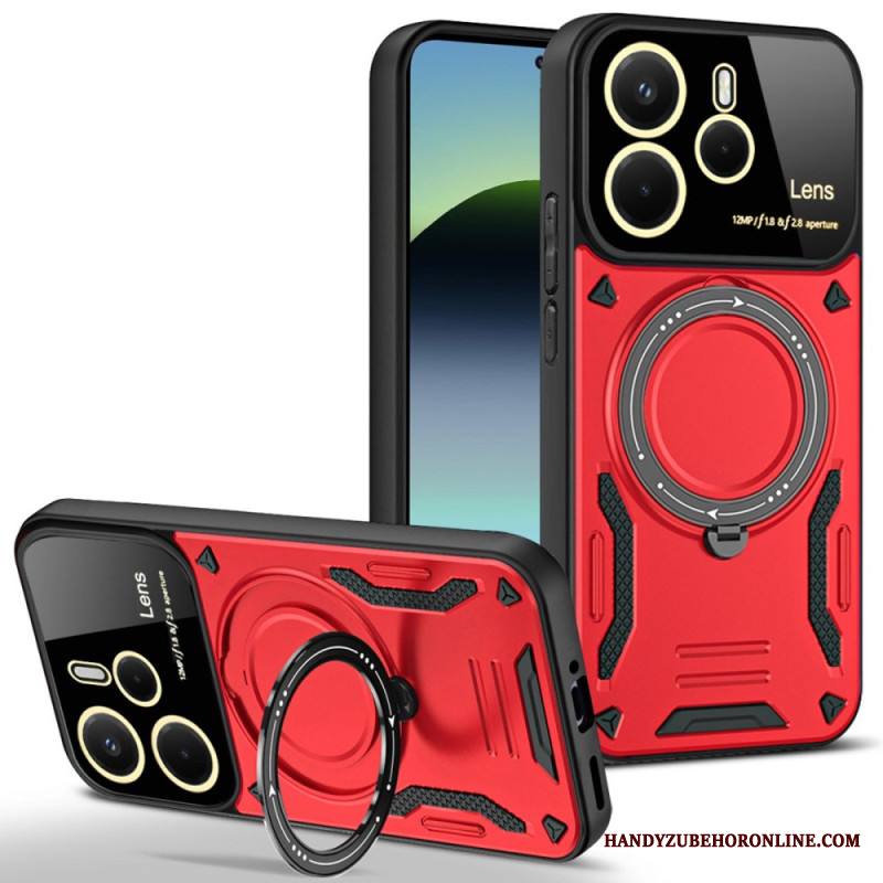 Kuori Xiaomi Redmi Note 14 4g Magneettisesti Pyörivä Jalusta Suojakuori