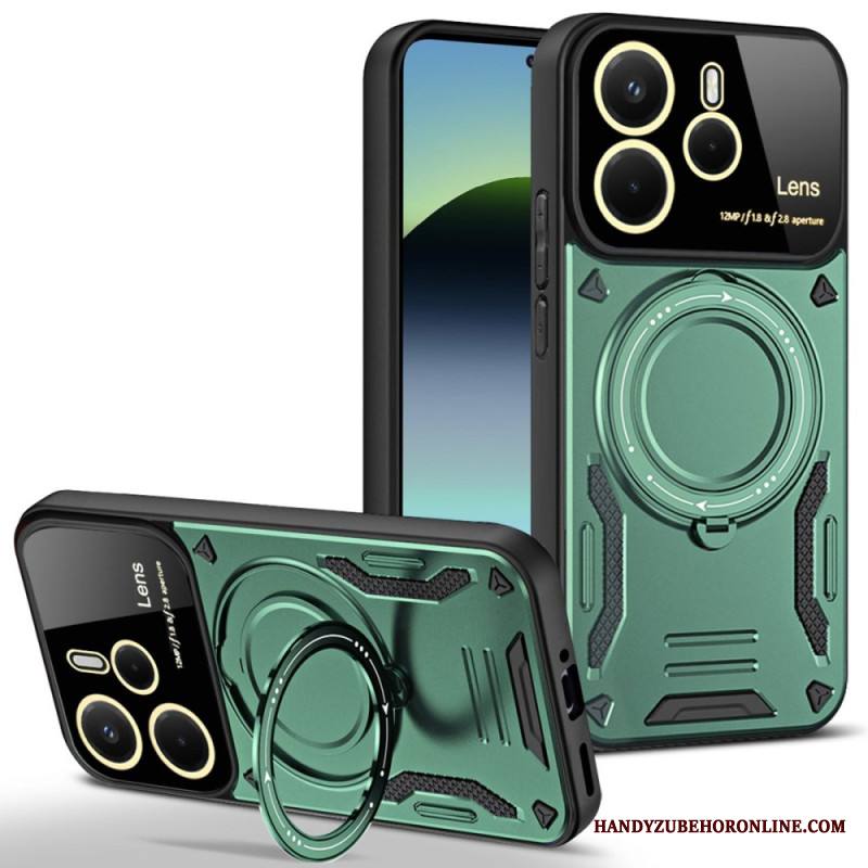 Kuori Xiaomi Redmi Note 14 4g Magneettisesti Pyörivä Jalusta Suojakuori