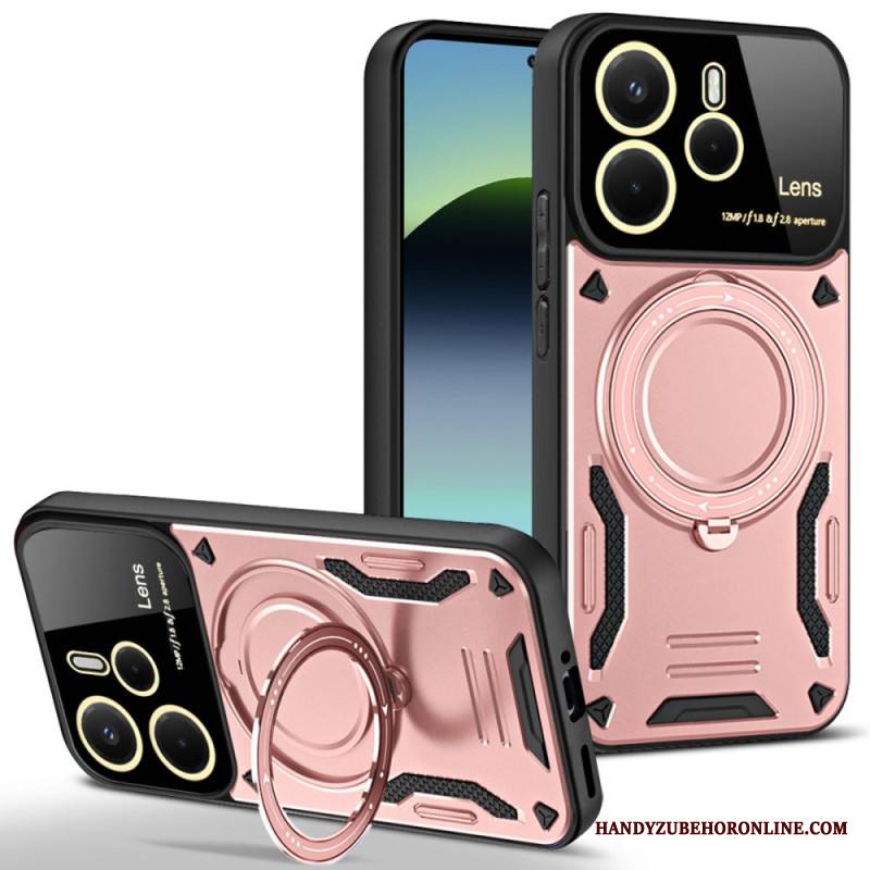 Kuori Xiaomi Redmi Note 14 4g Magneettisesti Pyörivä Jalusta Suojakuori