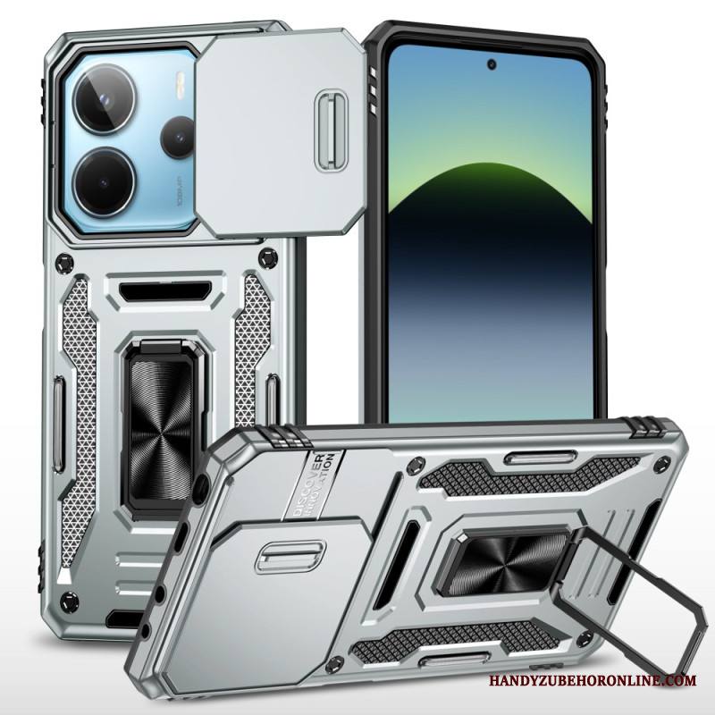 Kuori Xiaomi Redmi Note 14 5g Erittäin Kestävä Jalustalla Ja Linssinsuojalla