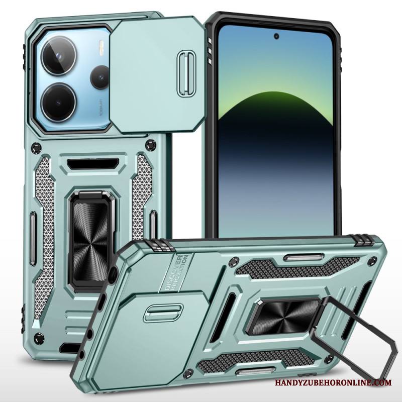 Kuori Xiaomi Redmi Note 14 5g Erittäin Kestävä Jalustalla Ja Linssinsuojalla