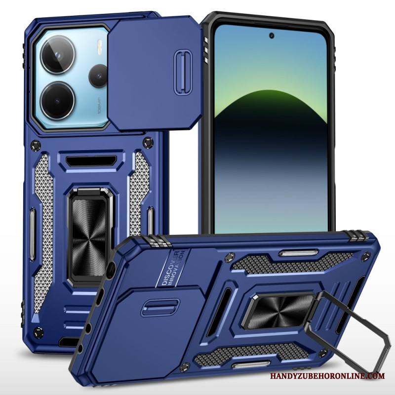Kuori Xiaomi Redmi Note 14 5g Erittäin Kestävä Jalustalla Ja Linssinsuojalla