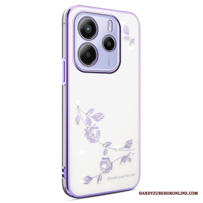 Kuori Xiaomi Redmi Note 14 5g Kadem Kukkia Ja Strasseja