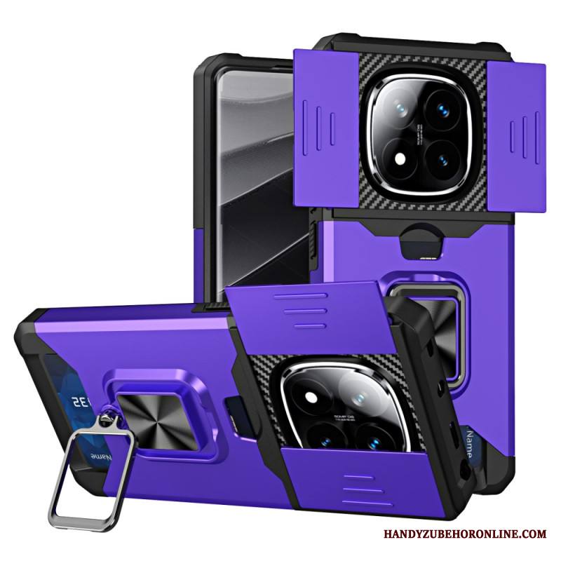 Kuori Xiaomi Redmi Note 14 Pro 4g Linssinsuojus Ja Korttikotelo Suojakuori