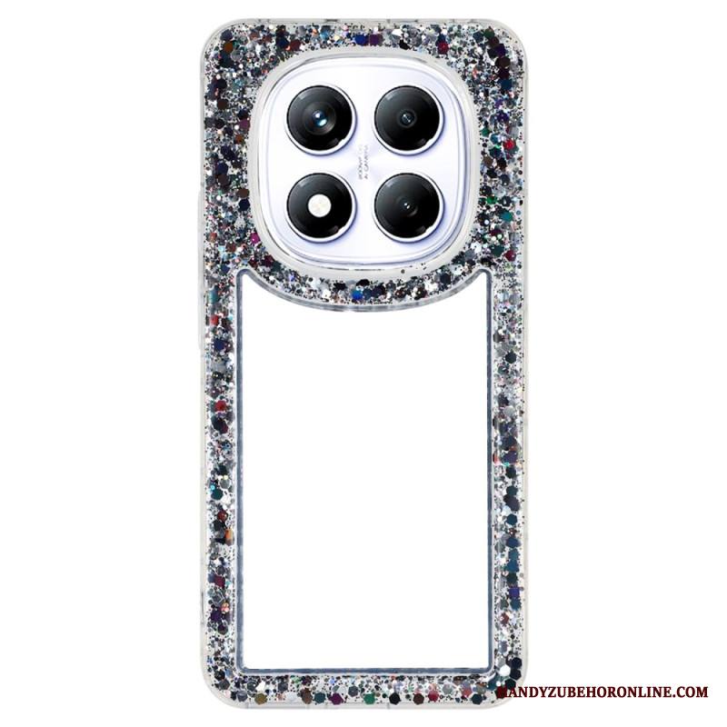 Kuori Xiaomi Redmi Note 14 Pro 4g Läpinäkyvä Kimaltelevilla Reunoilla Suojakuori