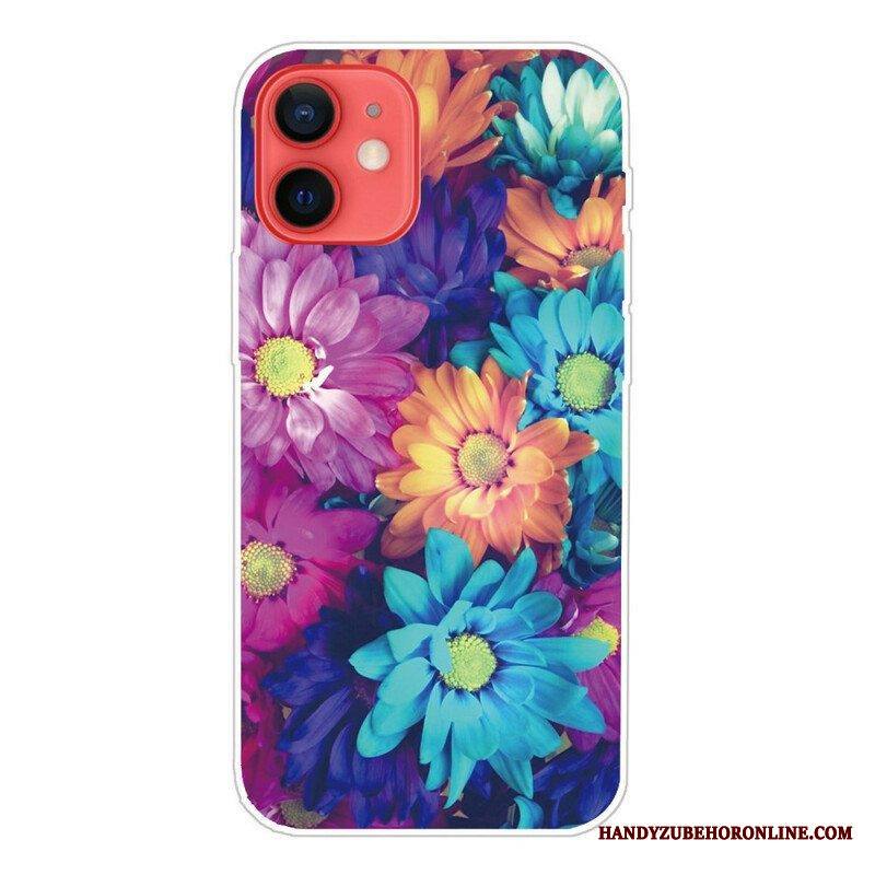Kuori iPhone 13 Mini Joustavat Kukat