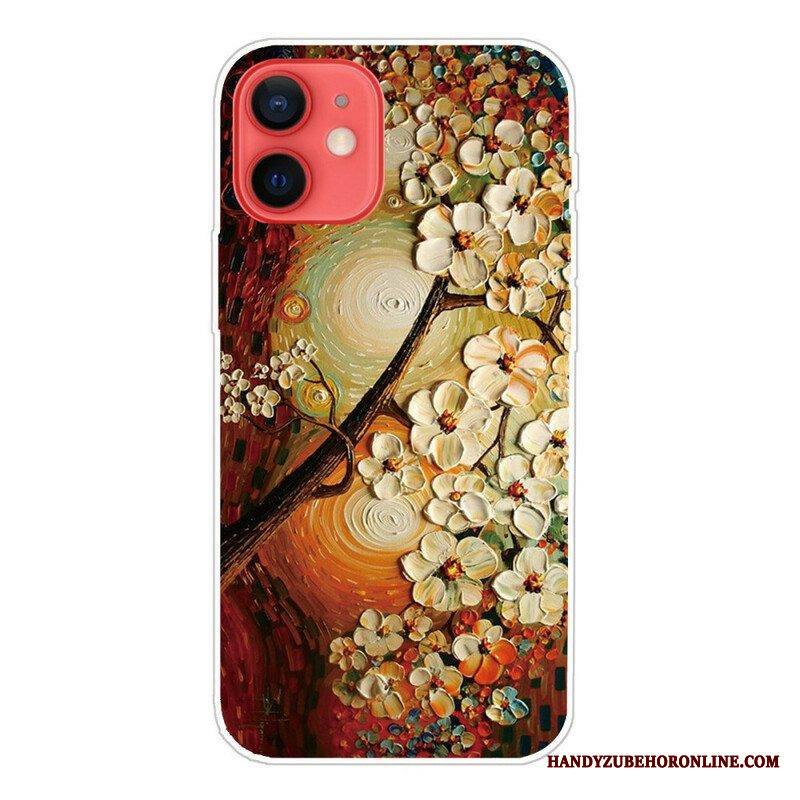 Kuori iPhone 13 Mini Joustavat Kukat