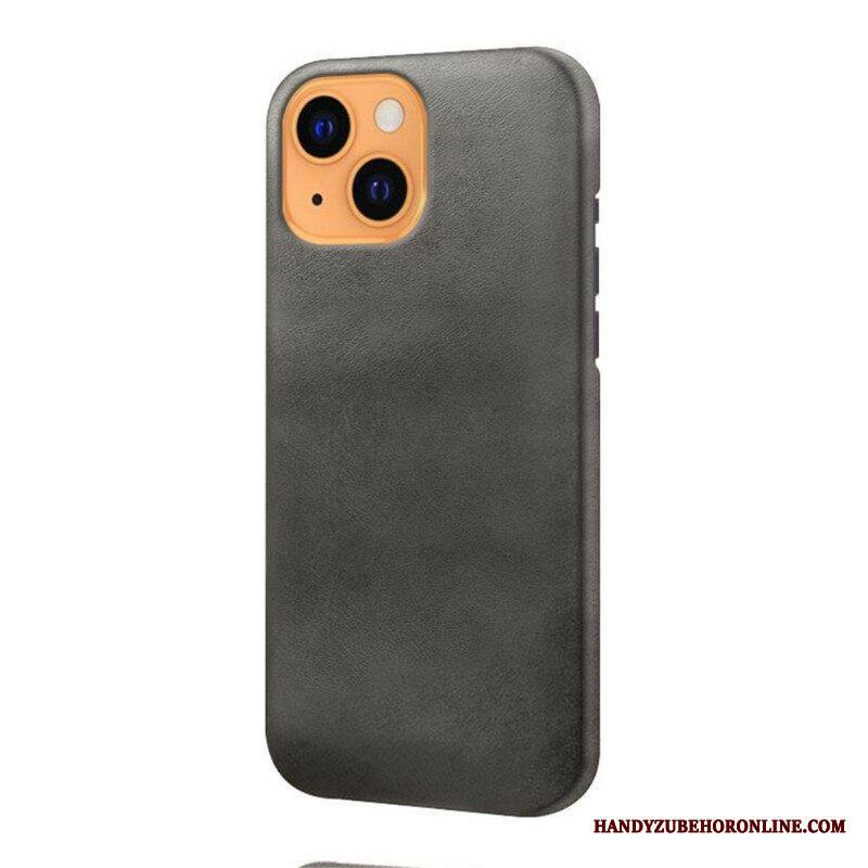 Kuori iPhone 13 Mini Ksq-nahkaefekti