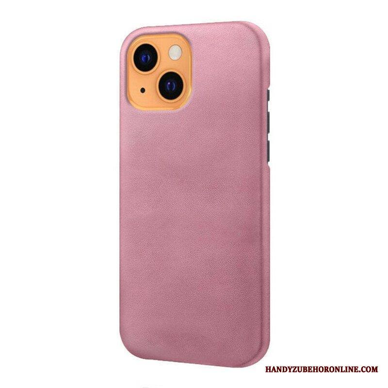 Kuori iPhone 13 Mini Ksq-nahkaefekti