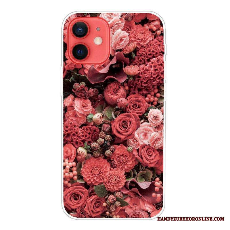 Kuori iPhone 13 Mini Voimakkaat Kukat