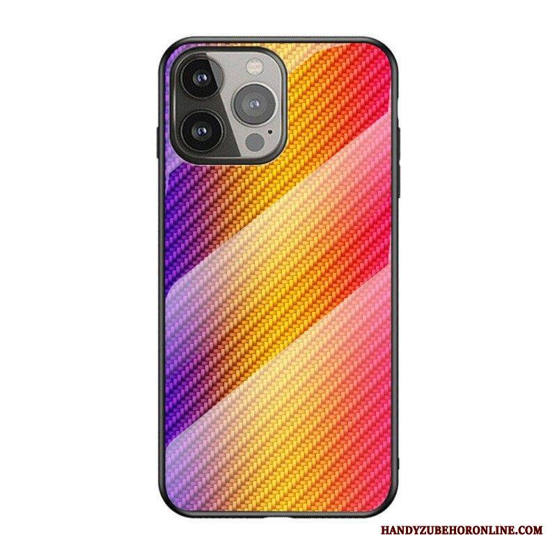 Kuori iPhone 13 Pro Karkaistua Hiilikuitulasia